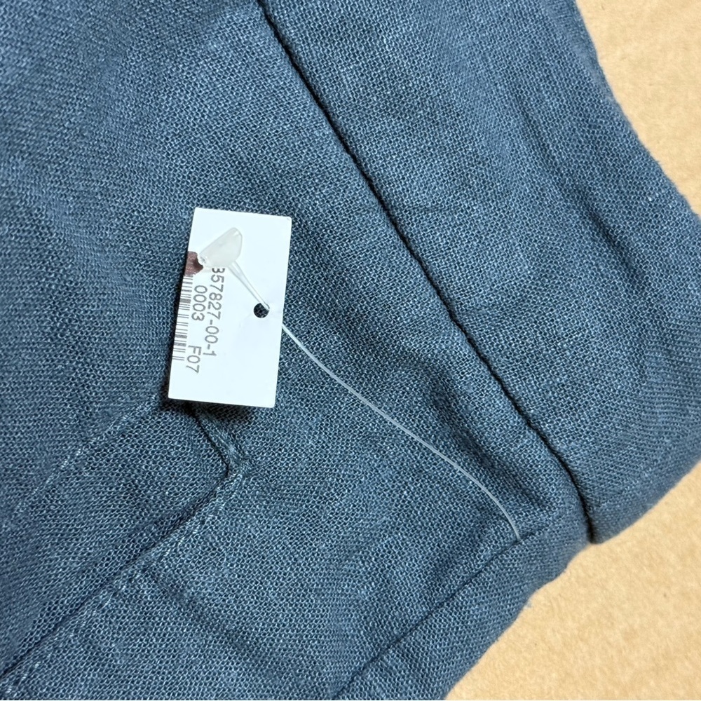 NWT Old Navy Extra High Rise Taylor Straight Trouser Linen Java Trench Large - Picture 5 of 9